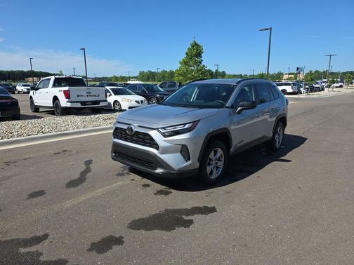 Silver Sky Metallic 2025 Toyota RAV4 Hybrid LE