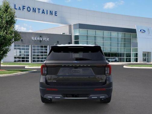 Agate Black Metallic 2026 Ford Explorer Active w/200A Pkg