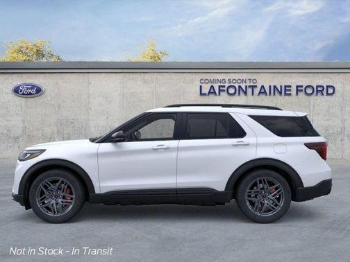 Star White Metallic Tri-Coat 2026 Ford Explorer ST
