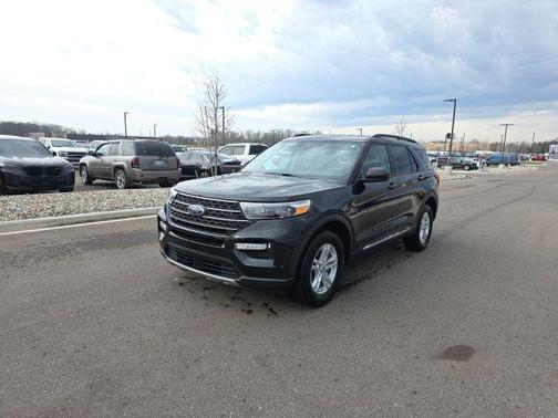 Agate Black Metallic 2022 Ford Explorer XLT