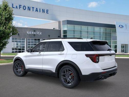 Star White Metallic Tri-Coat 2026 Ford Explorer ST