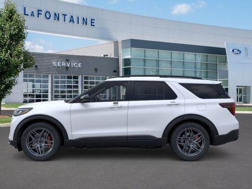 Star White Metallic Tri-Coat 2026 Ford Explorer ST