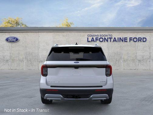 Space White Metallic 2026 Ford Explorer Platinum
