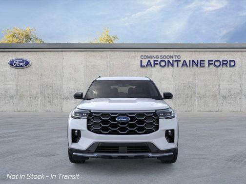 Space White Metallic 2026 Ford Explorer Platinum