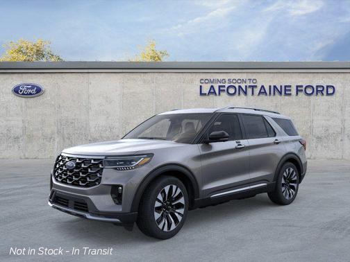 Carbonized Gray Metallic 2026 Ford Explorer Platinum