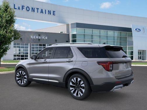 Carbonized Gray Metallic 2026 Ford Explorer Platinum