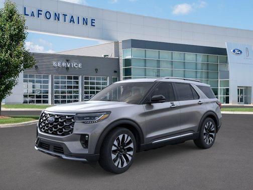 Carbonized Gray Metallic 2026 Ford Explorer Platinum