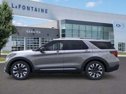 Carbonized Gray Metallic 2026 Ford Explorer Platinum