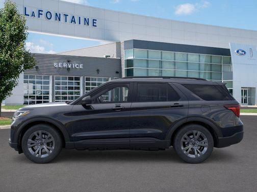 Agate Black Metallic 2026 Ford Explorer Active