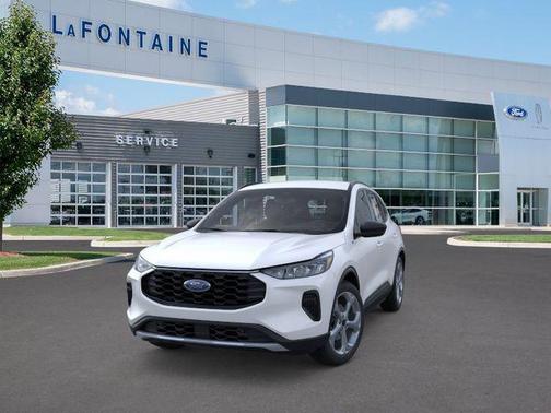 star white metallic tri-coat 2026 Ford Escape ST-Line