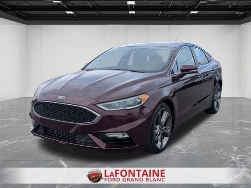 Burgundy Velvet Metallic Tinted Clearcoat 2017 Ford Fusion Sport