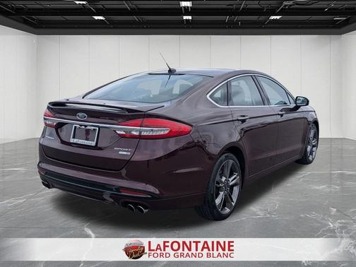 Burgundy Velvet Metallic Tinted Clearcoat 2017 Ford Fusion Sport