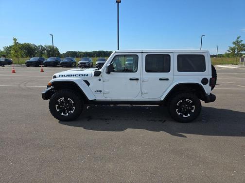 Bright White Clearcoat 2025 Jeep Wrangler 4xe Rubicon X