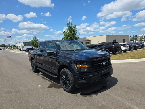 Antimatter Blue Metallic 2024 Ford F-150 XLT