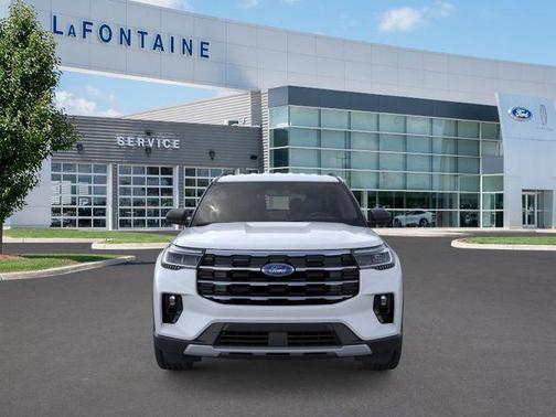 Space White Metallic 2026 Ford Explorer Active