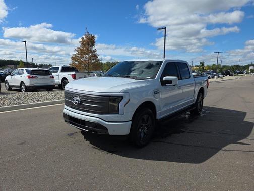 Space White Metallic 2025 Ford F-150 Lightning LARIAT