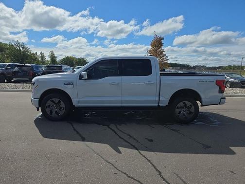 Space White Metallic 2025 Ford F-150 Lightning LARIAT