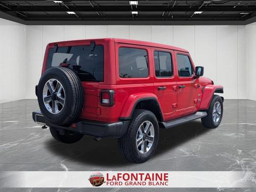 Red 2021 Jeep Wrangler Unlimited Sahara
