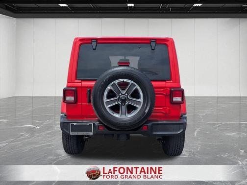 Red 2021 Jeep Wrangler Unlimited Sahara