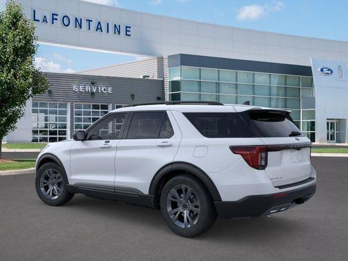 Space White Metallic 2026 Ford Explorer Active