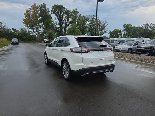 White Platinum 2015 Ford Edge Titanium