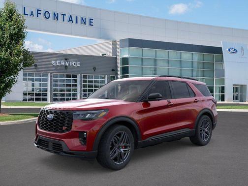 Rapid Red Metallic Tinted Clearcoat 2026 Ford Explorer ST