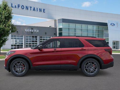 Rapid Red Metallic Tinted Clearcoat 2026 Ford Explorer ST