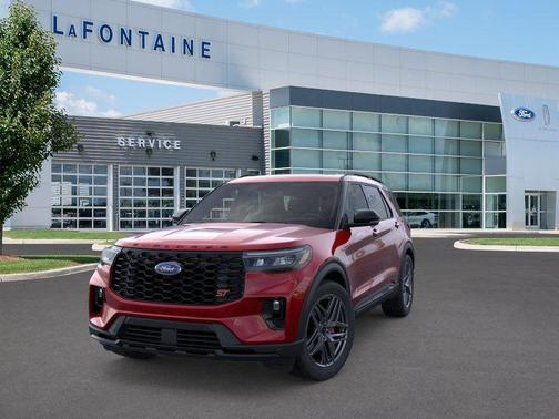 Rapid Red Metallic Tinted Clearcoat 2026 Ford Explorer ST