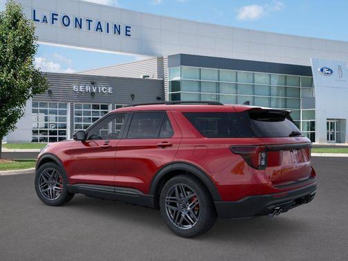 Rapid Red Metallic Tinted Clearcoat 2026 Ford Explorer ST