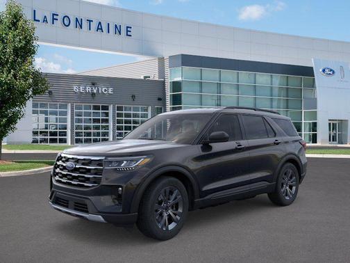 Agate Black Metallic 2026 Ford Explorer Active