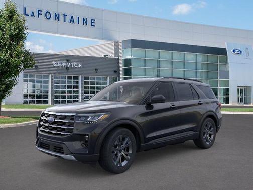 Agate Black Metallic 2026 Ford Explorer Active