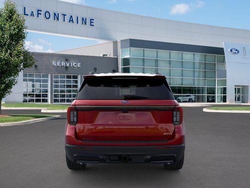 Red Metallic 2026 Ford Explorer ST-Line