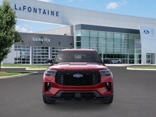 Red Metallic 2026 Ford Explorer ST-Line