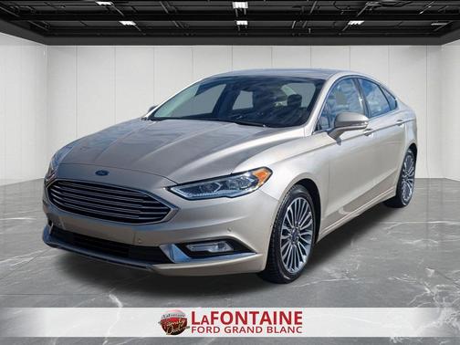 White Gold 2017 Ford Fusion SE