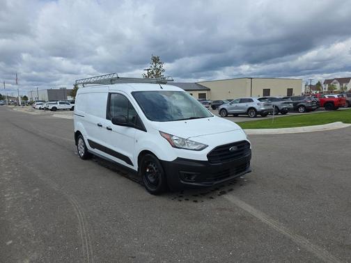 Frozen White 2021 Ford Transit Connect XL Cargo Van