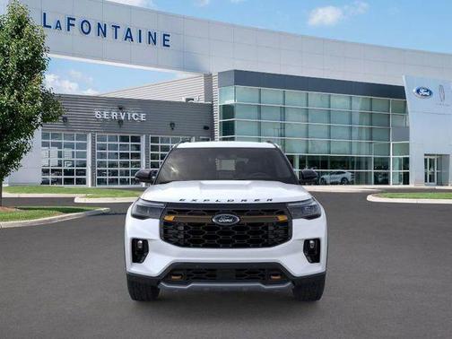 Star White Metallic Tri-Coat 2026 Ford Explorer Tremor