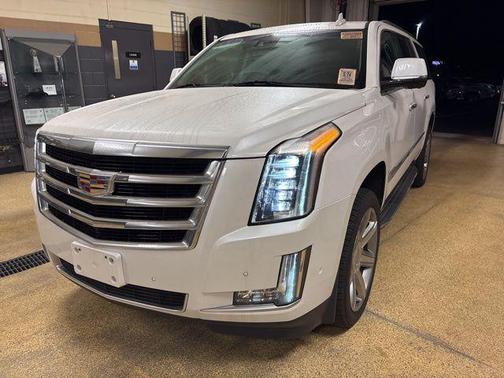 Crystal White Tricoat 2020 Cadillac Escalade ESV Luxury