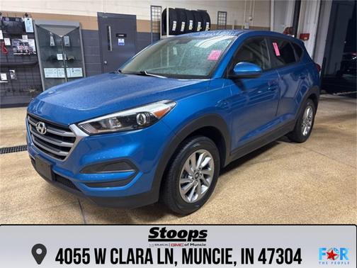 Aqua Blue 2018 Hyundai TUCSON SE SUV