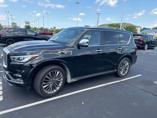 Black Obsidian 2021 INFINITI QX80 SENSORY AWD