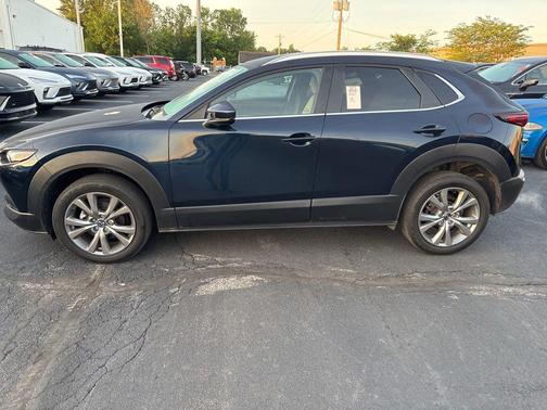 Deep Crystal Blue Mica 2023 Mazda CX-30 2.5 S Preferred Package