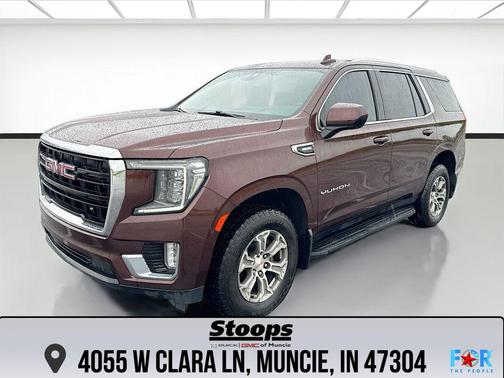 Red 2022 GMC Yukon SLE