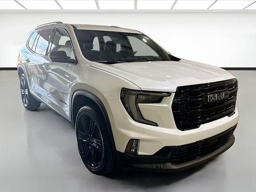 Glacier White Tricoat 2026 GMC Acadia Elevation