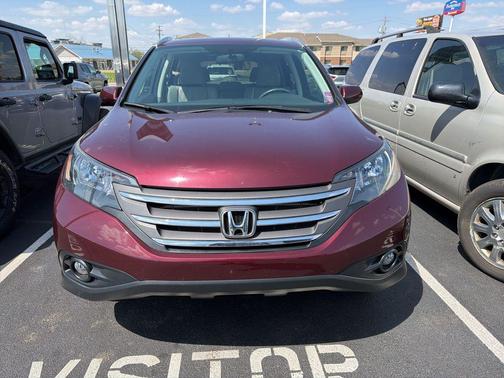 Burgundy 2014 Honda CR-V EX-L