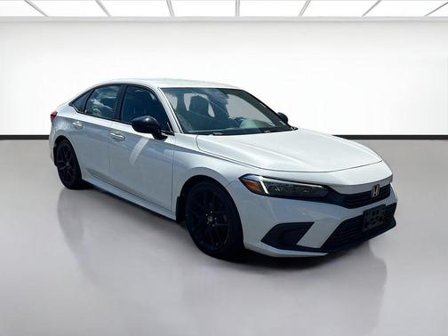 Platinum White Pearl 2022 Honda Civic Sport
