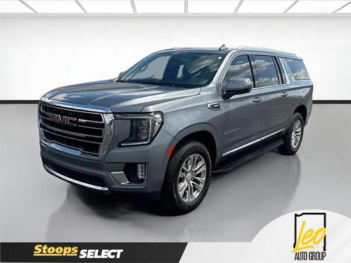 Satin Steel Metallic 2021 GMC Yukon XL SLT