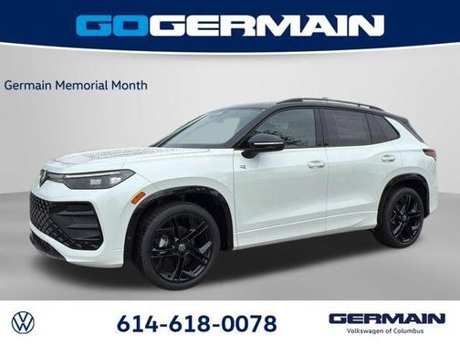 Opal White 2026 Volkswagen Tiguan 2.0T SE R-Line Black SUV