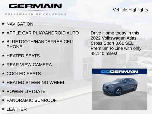 2022 Volkswagen Atlas Cross Sport 3.6L V6 SEL Premium R-Line