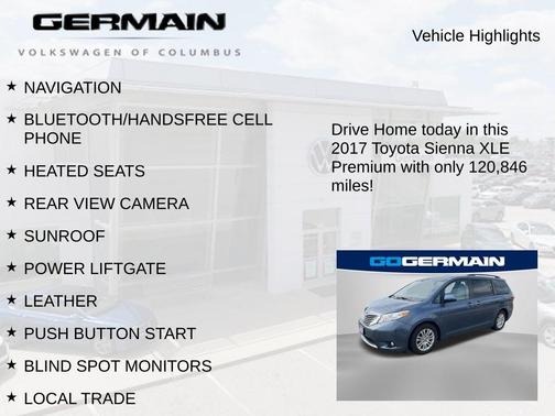 2017 Toyota Sienna XLE Premium