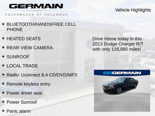 Pitch Black 2013 Dodge Charger R/T