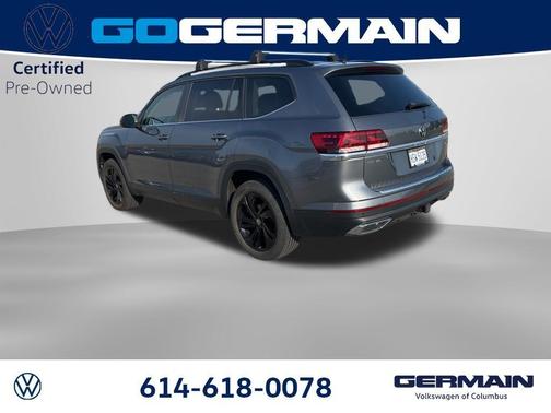 Platinum Gray Metallic 2022 Volkswagen Atlas 3.6L SE w/Technology